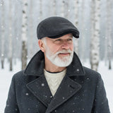 Otmar Classic Herringbone Flat Cap - Vendune.com