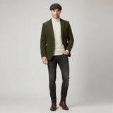Otmar Classic Herringbone Flat Cap - Vendune.com