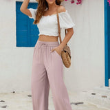 High - Waist Wide Leg Pants - Vendune.com